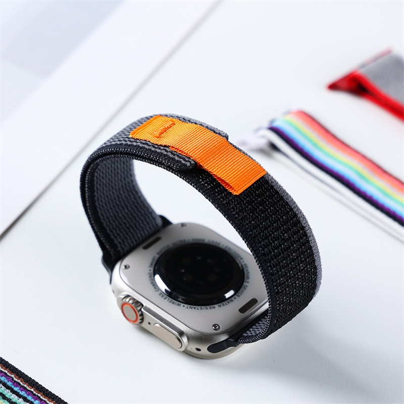 Dây Đeo Nylon 49mm Series 7 / 8 45mm 41mm Cho iWatch Series 8 pro / 7 / 6 / 5 / 4 / 3 / 2 / 1