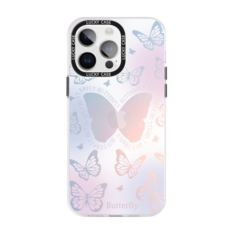 DISNEY Ốp Điện Thoại Chống Sốc Chống Rơi Họa Tiết Bướm Cho iphone 14 11 13 12 X XS Pro Max xr Mini xr 7 8 plus