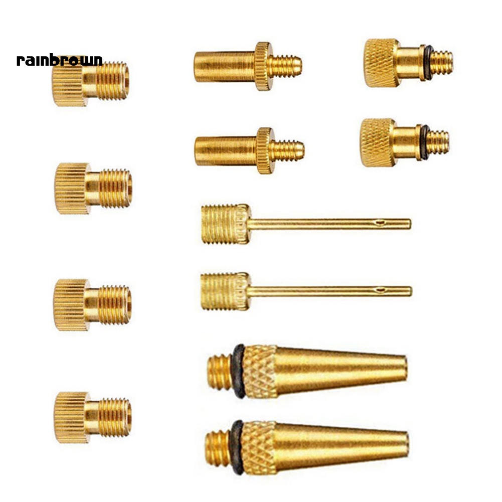 Bộ 12 Đầu Van Bơm Hơi Bánh Xe Đạp SV DV