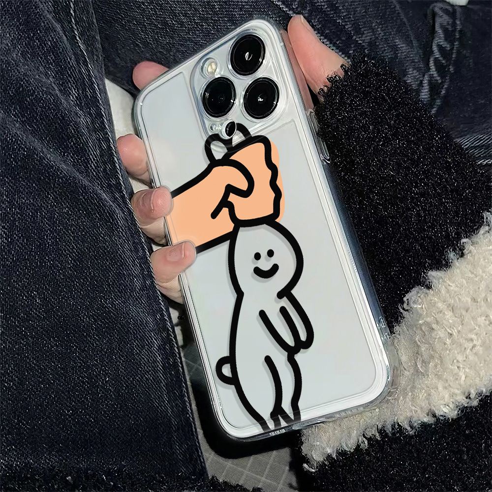 ✅Ốp Điện Thoại Mềm Hình Thỏ Trắng Chống Sốc Cho iPhone12 max7814pro13 6Splus 11