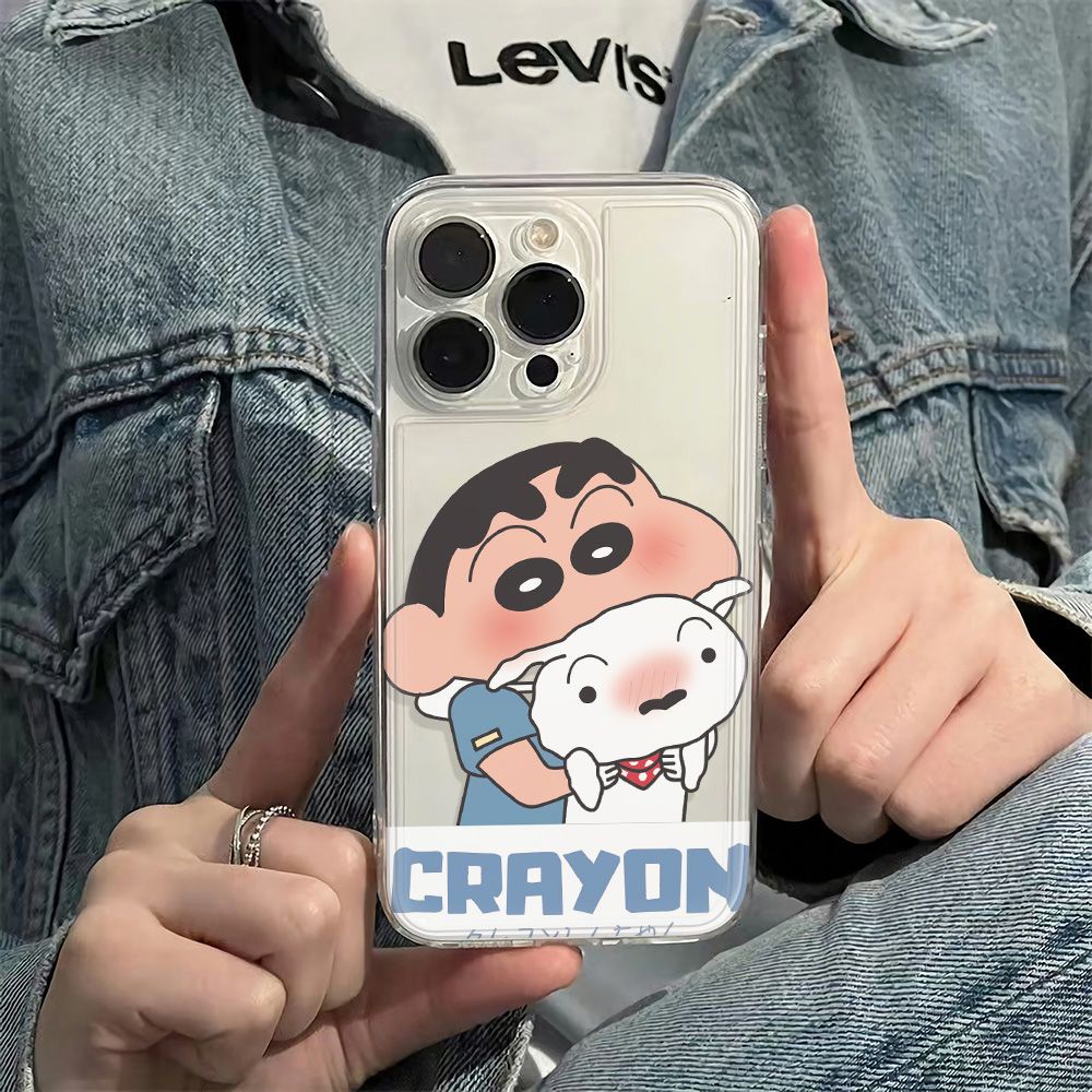 ✅Ốp Điện Thoại Mềm Chống Sốc Hình Shin-Chan Cho Iphone 6Siphone 12 13 1114 Pro Max 78 7GQK