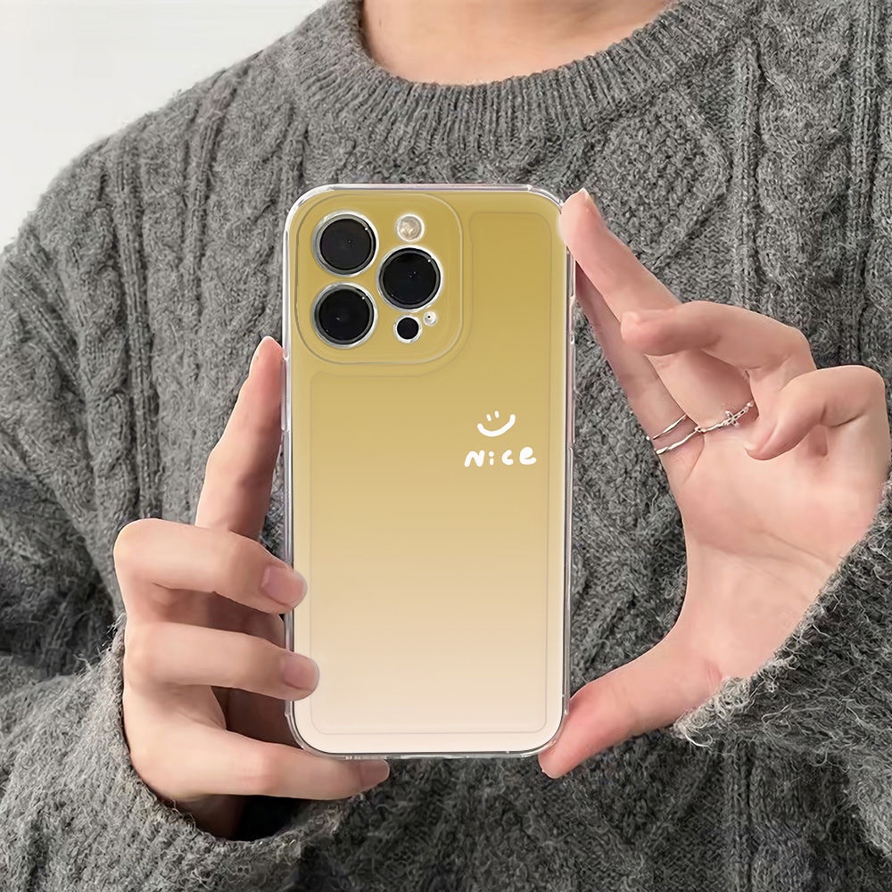 ✅Ốp Điện Thoại Mềm Chống Sốc In Hình Mặt Cười 78 Cho Iphone 12 13 6In14Pro 11 BAC6