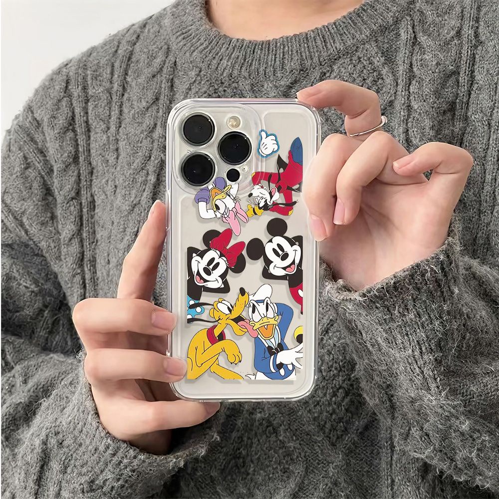 ✅Ốp Điện Thoại Mềm Chống Sốc In Hình Mickey Cho Iphone 6Iniphone 1214 Pro 1113 Max Plus 78
