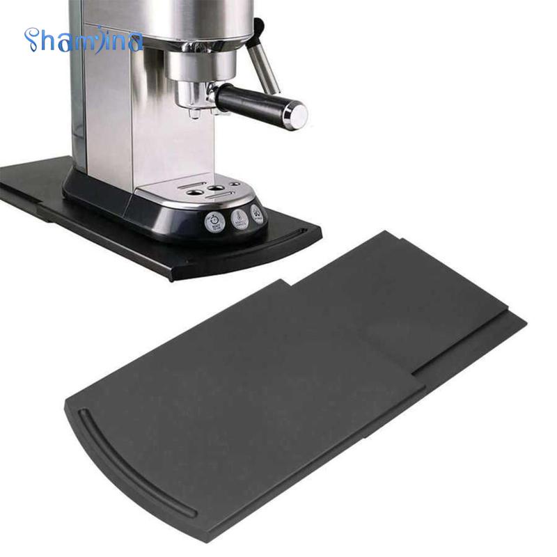 Khay trượt SHAMJINA đựng cà phê/ trà/ pha nespresso cứng cáp đa năng di động màu đen cho bồn rửa/ nhà bếp