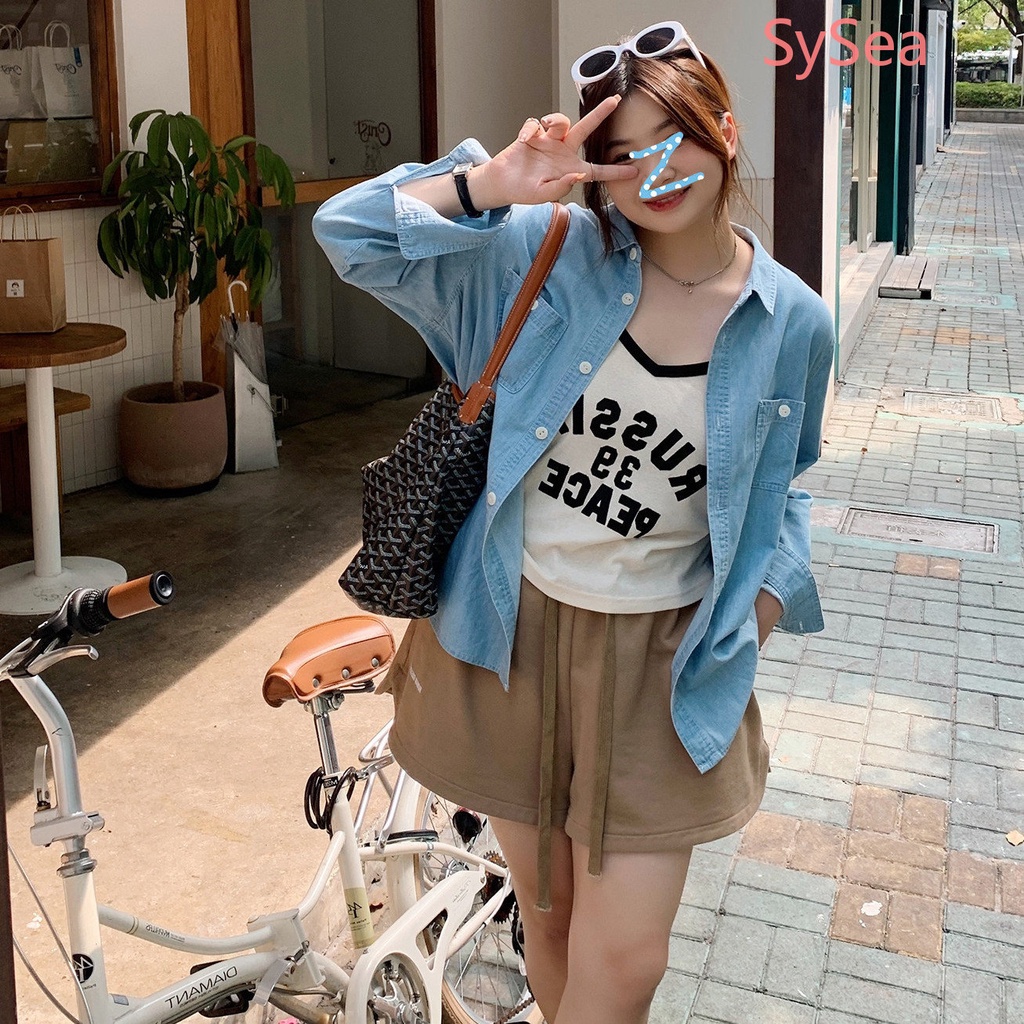 Áo Hai Dây Plus Size Phong Cách Mỹ Quyến Rũ Dành Cho Nữ