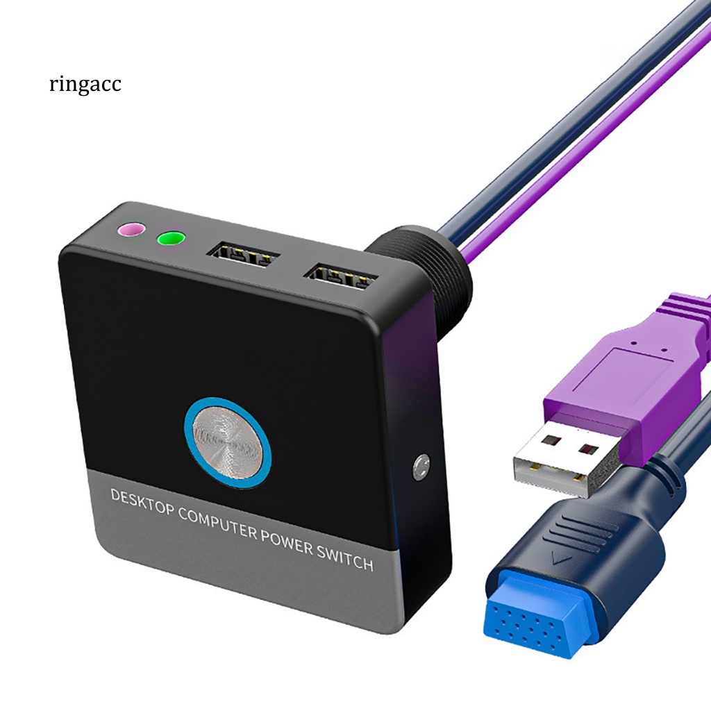 Bộ Chuyển Đổi Nguồn Điện 2 Cổng USB Cho Máy Tính Để Bàn