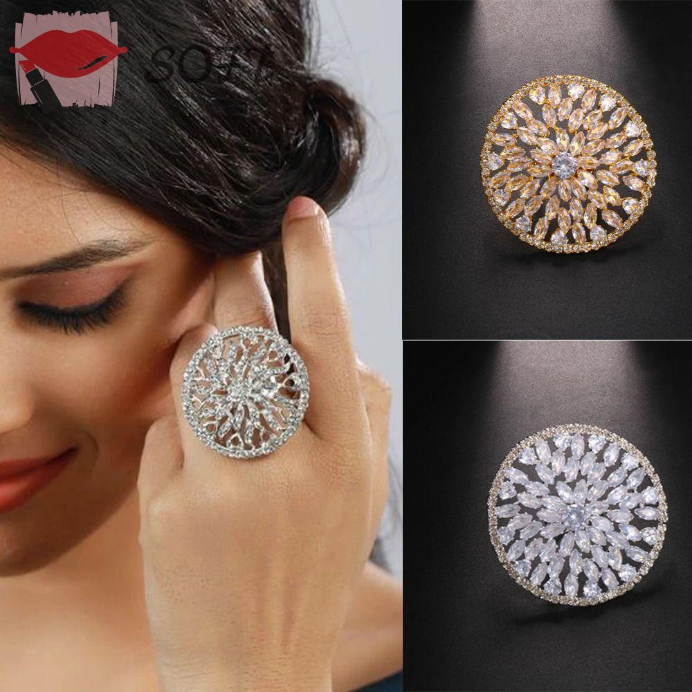 Cường Điệu SOFTNESS|Nhẫn Hở Sang Trọng Có Thể Điều Chỉnh Kỷ Niệm Đám Cưới