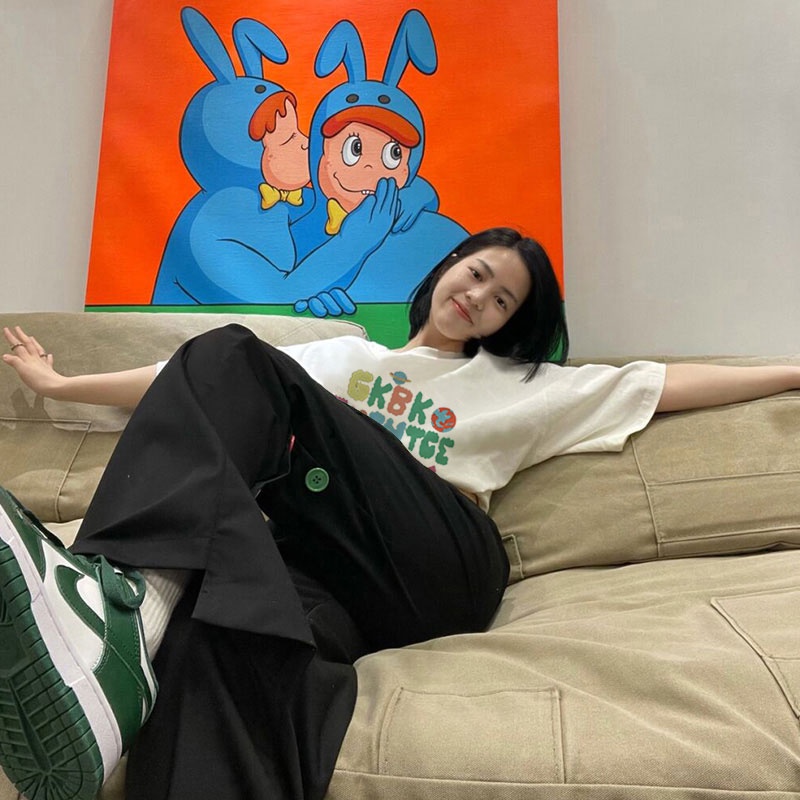 NRVP Áo Thun 100% Cotton Tay Ngắn Phong Cách Hàn Quốc Mới