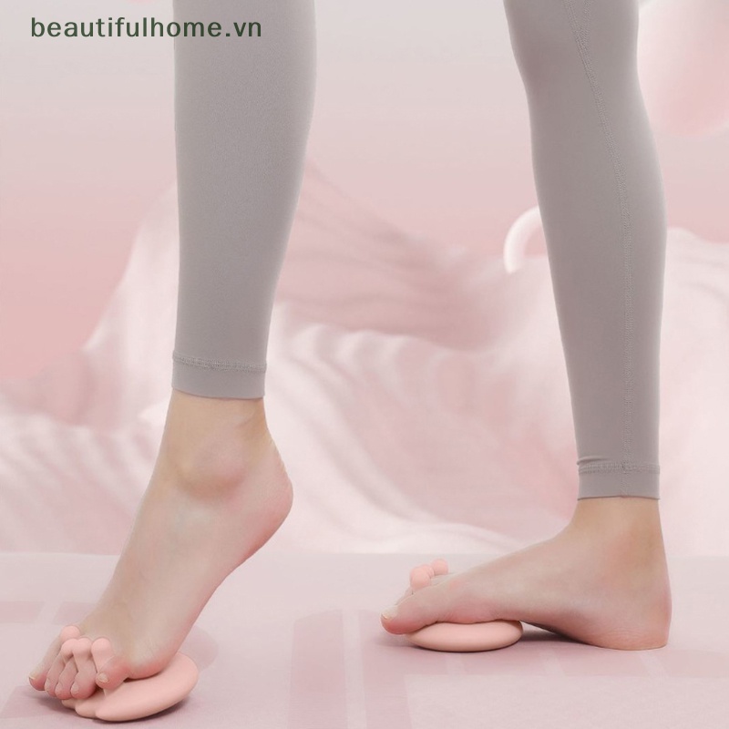 1 Cặp Dụng Cụ Chia Ngón Chân Chỉnh Hình Vòm Hỗ Trợ Tập Yoga / Thể Hình