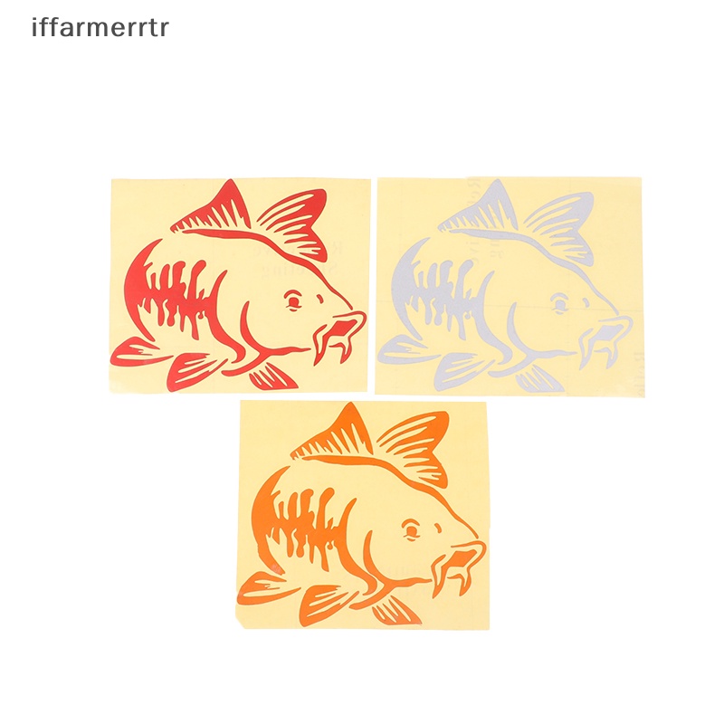 Sticker Vinyl Dán Trang Trí Xe Hơi Hình Cá Chép Thông Dụng