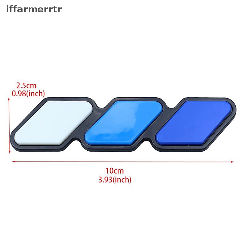 Huy Hiệu Trang Trí Lưới Tản Nhiệt Xe Hơi iffar Tri color 3