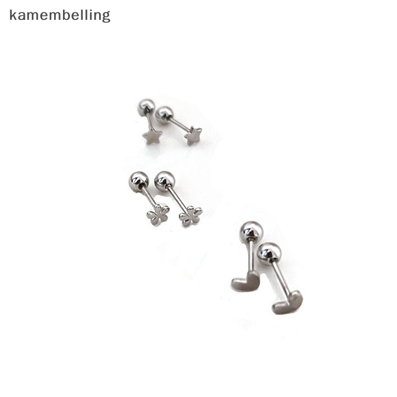 1 Đôi Khuyên Tai Nữ Hình Hoa / Ngôi Sao / Trái Tim Xinh Xắn