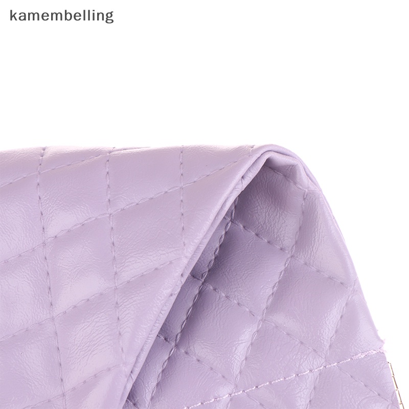 Kamembelling Túi Đựng Mắt Kính Bằng Da PVC Mềm Chống Thấm Nước Có Kẹp Lò Xo