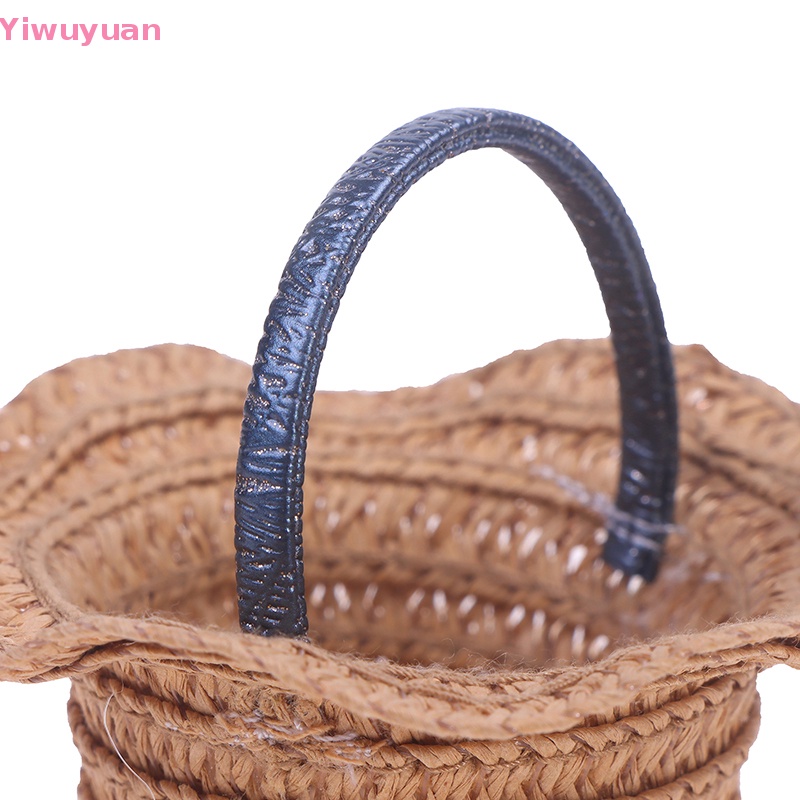 < Yiwuyuan > Giỏ Hoa Dệt Tay Mini Dễ Thương Đựng Thực Phẩm Rau Củ Nhà Búp Bê Mới