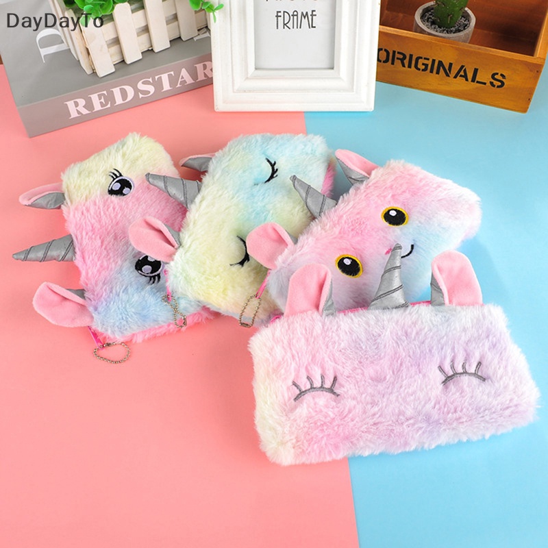 Túi Đựng Bút Bằng Lông Nhung Dễ Thương Xinh Xắn Cho Bé Gái