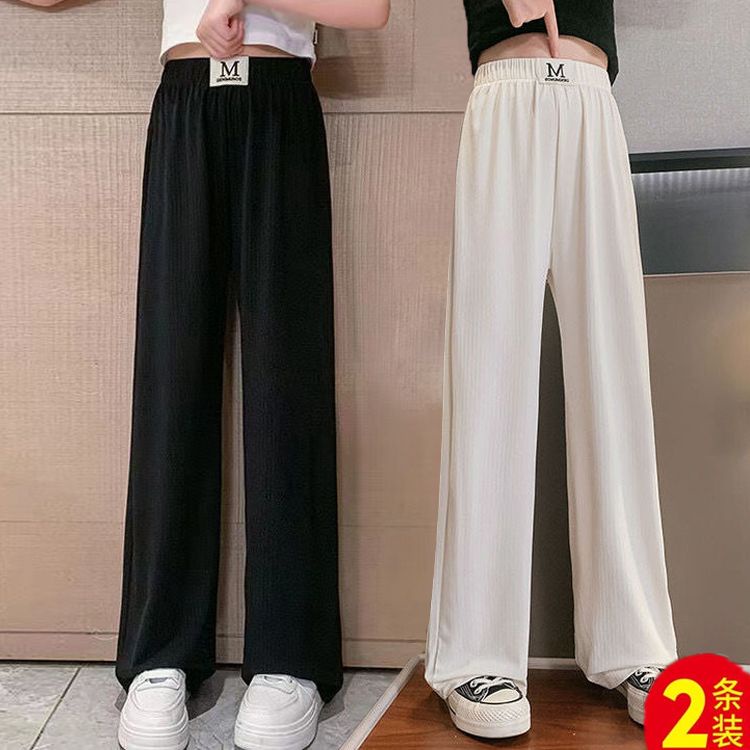 Quần Dài Dáng Rộng Phong Cách Thời Trang Mùa Hè Mới Dành Cho Bé Gái 3-5 - 8-10 - 12-13 Tuổi