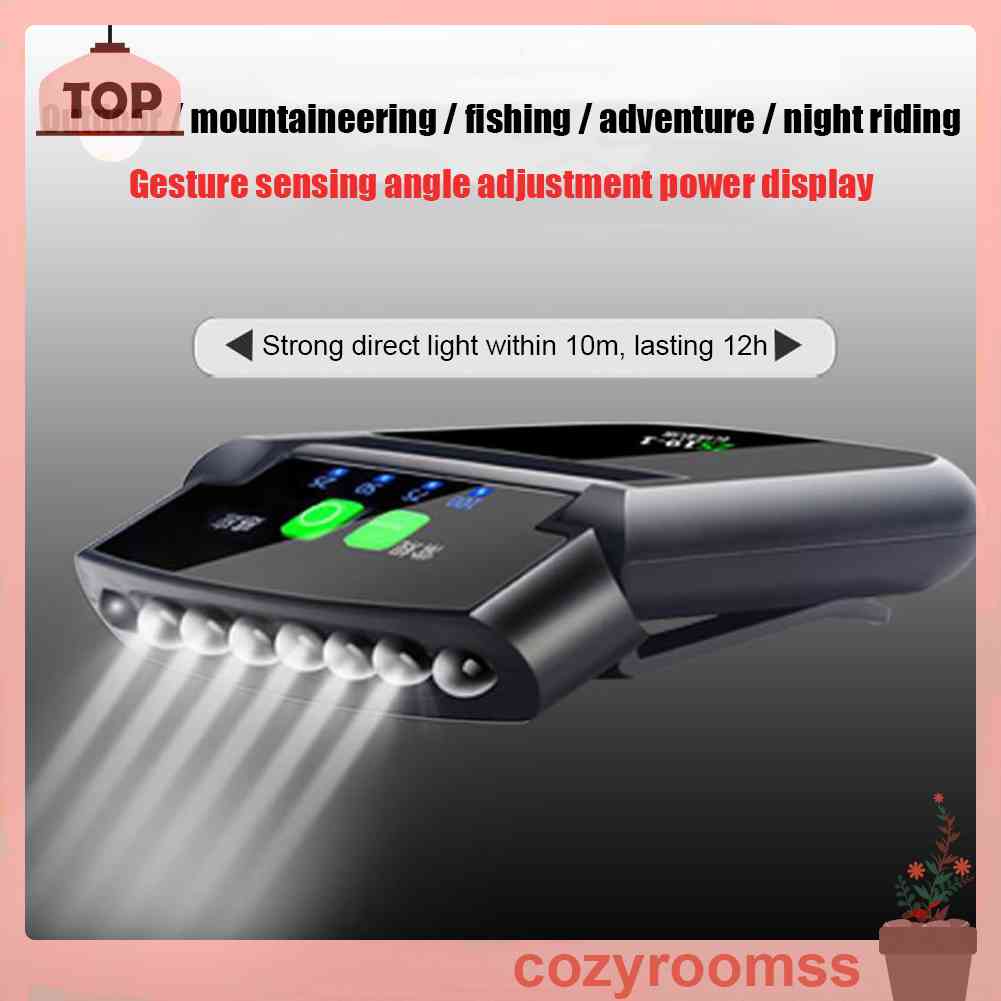 Đèn LED Đeo Đầu Cảm Biến Có Kẹp Tiện Lợi 100LM