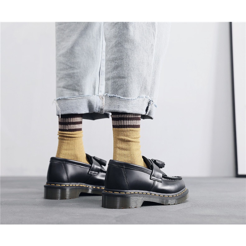 Giày Lười Da Handmade Thời Trang Unisex Dr.Martens ADRIAN Size 35-46
