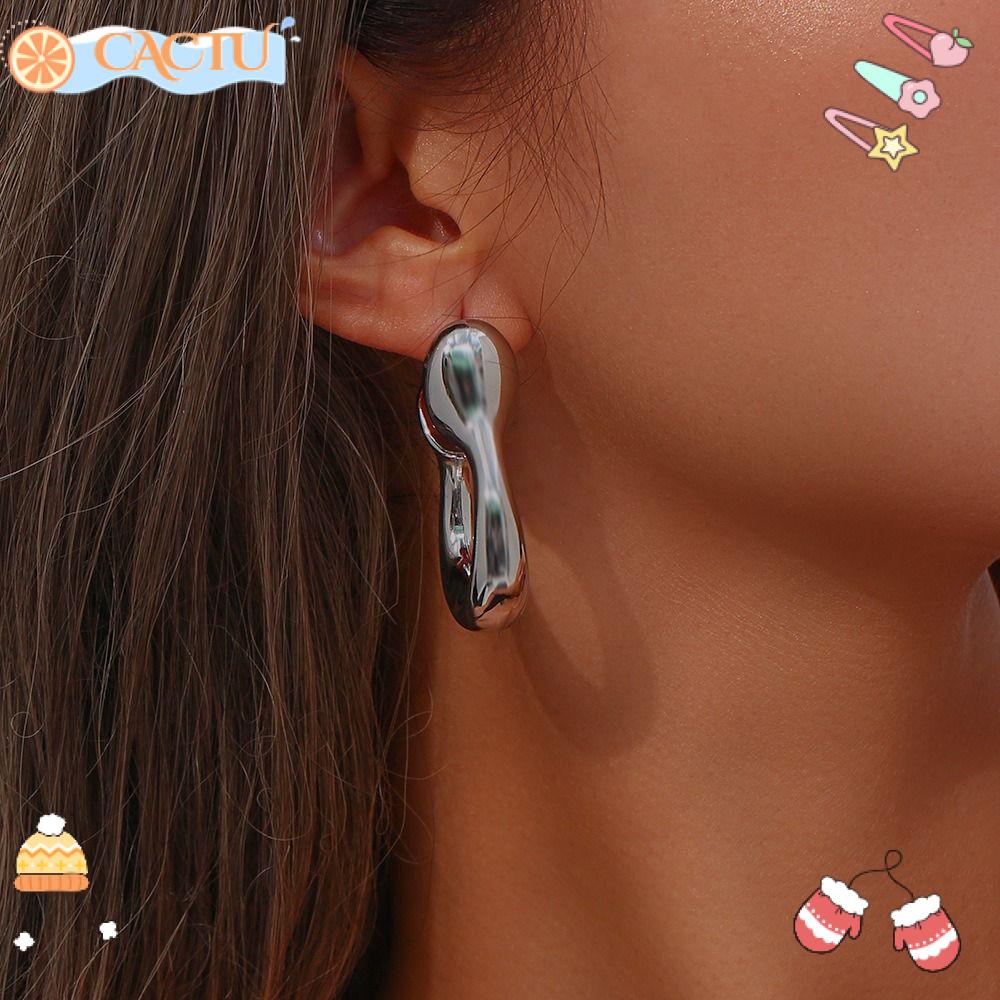 Bông Tai Thiết Kế Rỗng Nhẹ Thời Trang Cá Tính Cho Nữ