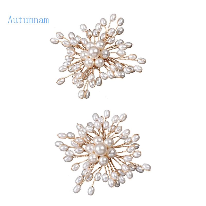 Khóa Kẹp Giày Hình Hoa DIY Cho Cô Dâu