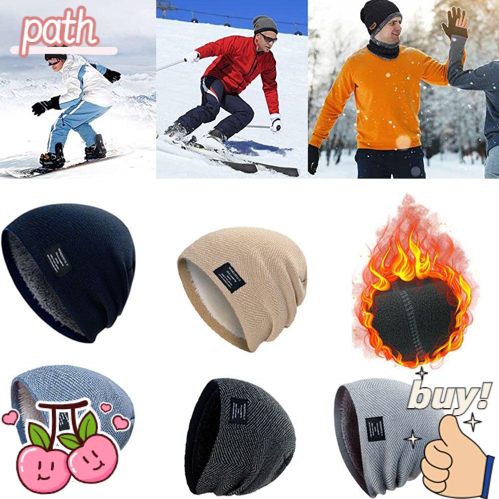 PATH Mũ Len Dày Dặn Giữ Ấm Chống Gió Thời Trang