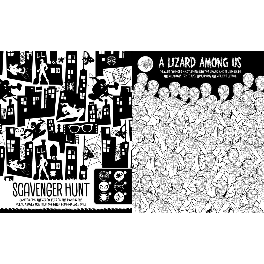 Marvel Spider-Man: Search & Find Colouring