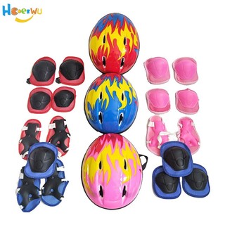 Haoerwu bộ đệm cứng bảo vệ đầu gối chống ngã khi trượt ván / trượt ván / trượt ván cho trẻ em