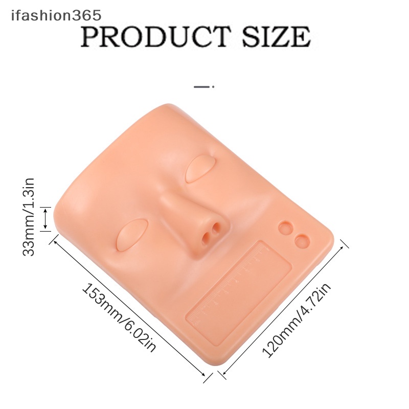 Đầu Ma Nơ Canh Silicon Luyện Tập Nối Mi Có Thể Tháo Rời ifashion365