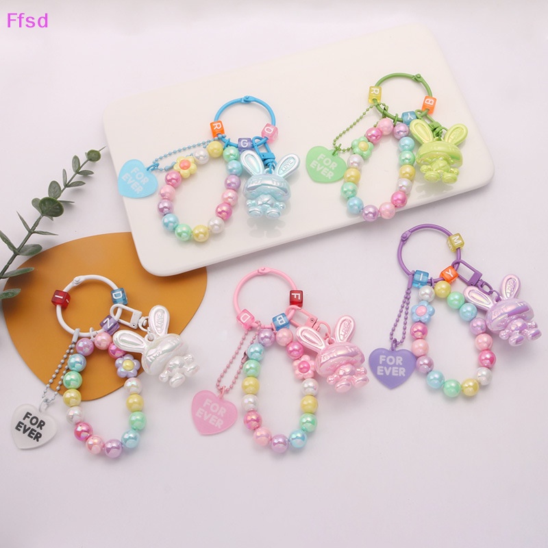 {Ffsd} Móc Khóa Dạng Ví Đính Hạt Màu Kẹo Hình Vịt Cười Dễ Thương Cho Airpods Pro * Bán Chạy