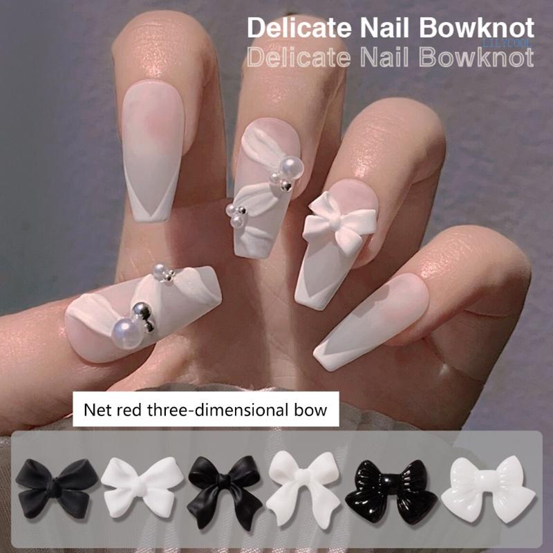 Set 50 Phụ Kiện Nơ 3D Trang Trí Móng Tay Nghệ Thuật