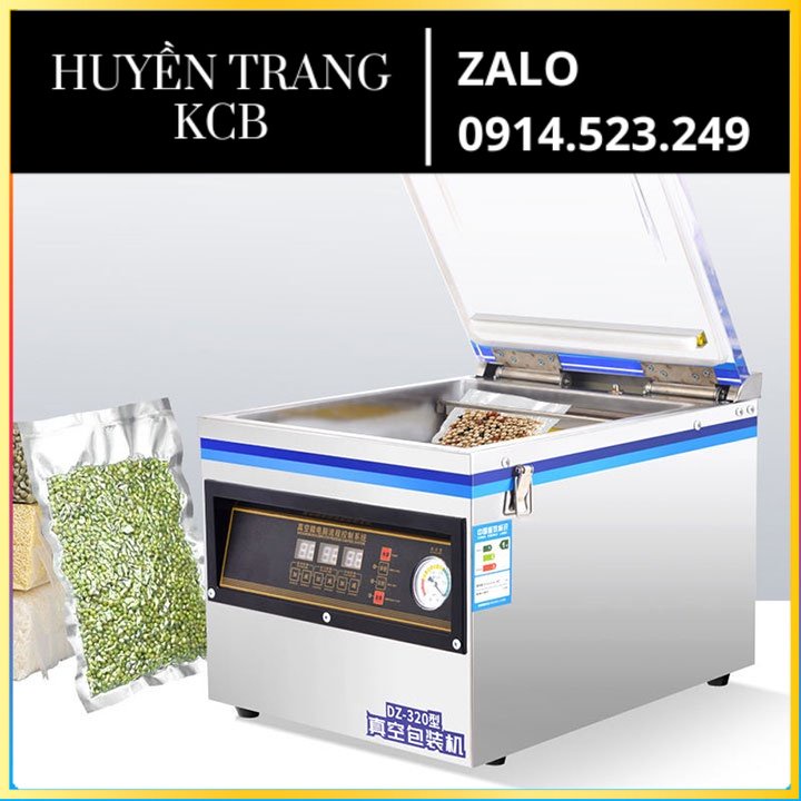 Máy chân không công nghiệp DZB320 - Hàn miệng túi Công suất 600W