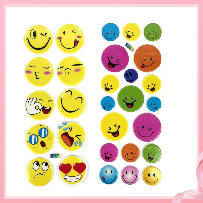 Sticker 3D DáN HìNh MặT CườI Cho Bé