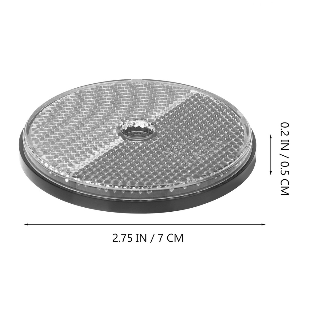 2 Miếng Nhựa Phản Quang Hình Oval Cho Xe Đạp Xe Máy