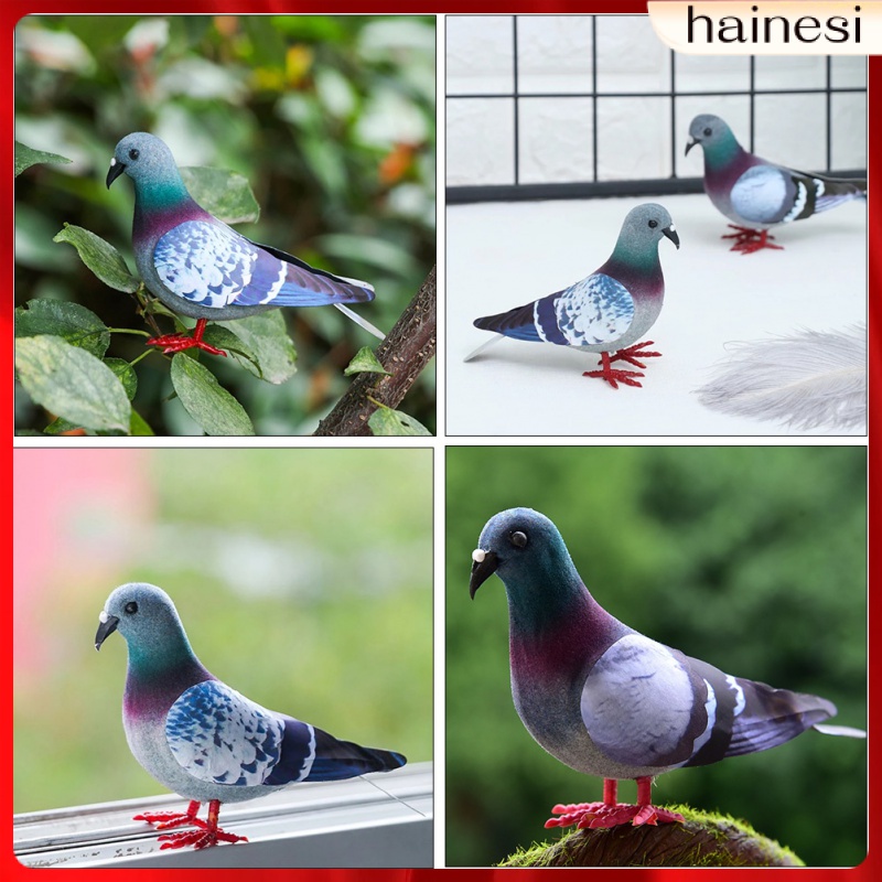 Set 2 Chú Chim Nhân Tạo Dùng Để Trang Trí Nhà Cửa Tiện Dụng