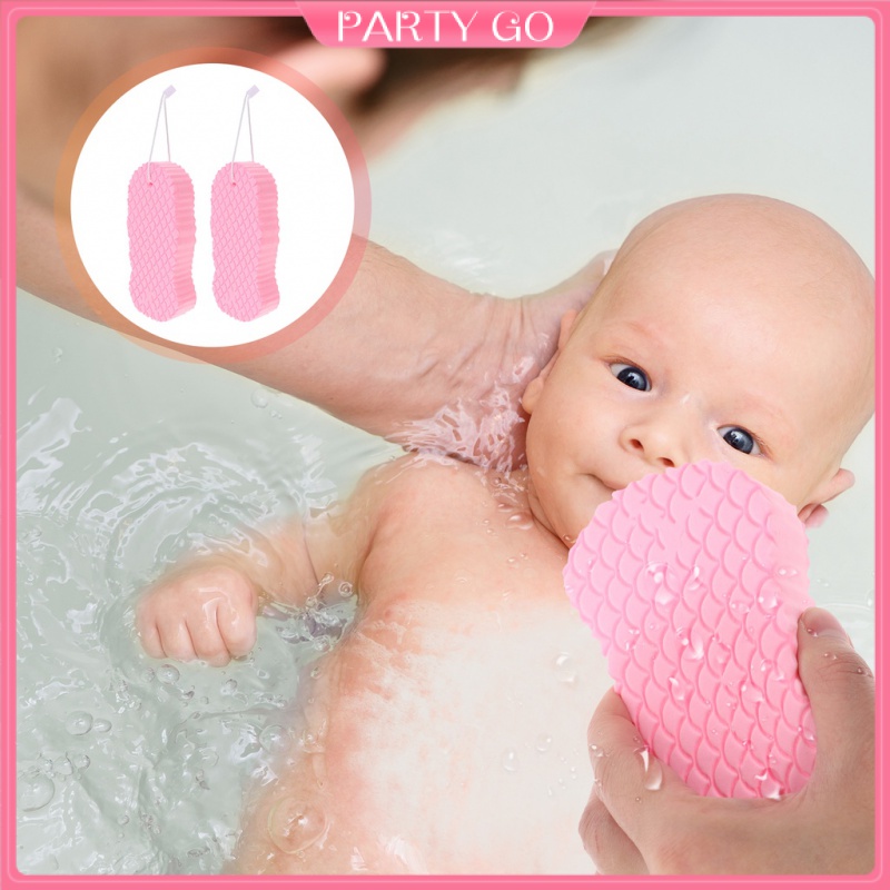 Set 2 Đồ Chơi Tắm Bằng Bọt Biển Tẩy Tế Bào Chết Cho Bé
