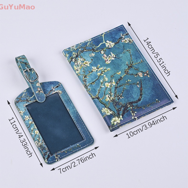 [cxGUYU] Bao Da PU Bọc Hộ Chiếu Bảng Tên Tùy Chỉnh Chủ Đề Đám Cưới / Quà Tặng Công Sở Thời Trang PRTA