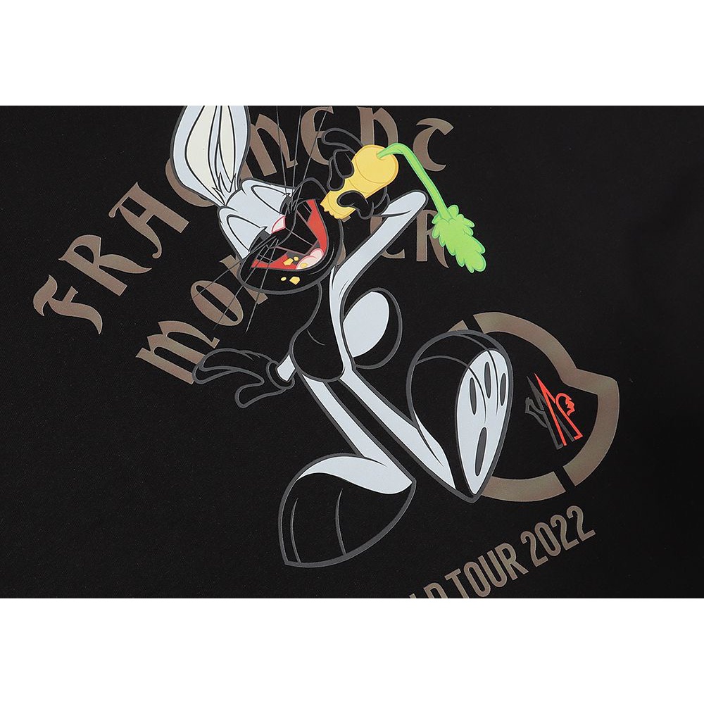 L &amp; V Áo Thun Bóng Rổ Tay Ngắn In Logo Thỏ Phun Kỹ Thuật Số Phiên Bản Giới Hạn 88 Mới Cho Nam Và Nữ Ttrjserrere