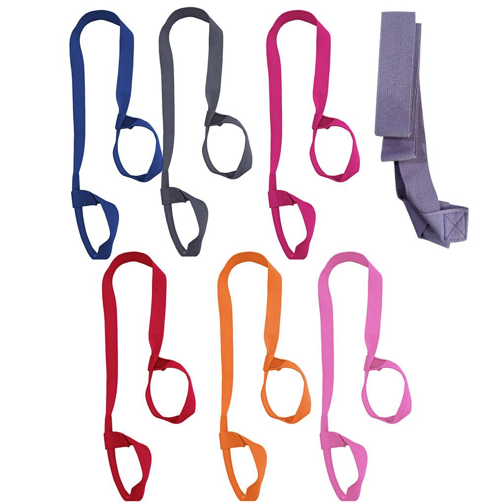 Dây Đeo Thảm Tập Yoga Chất Liệu Cotton Màu Xám Đậm Tùy Chỉnh Tiện Dụng