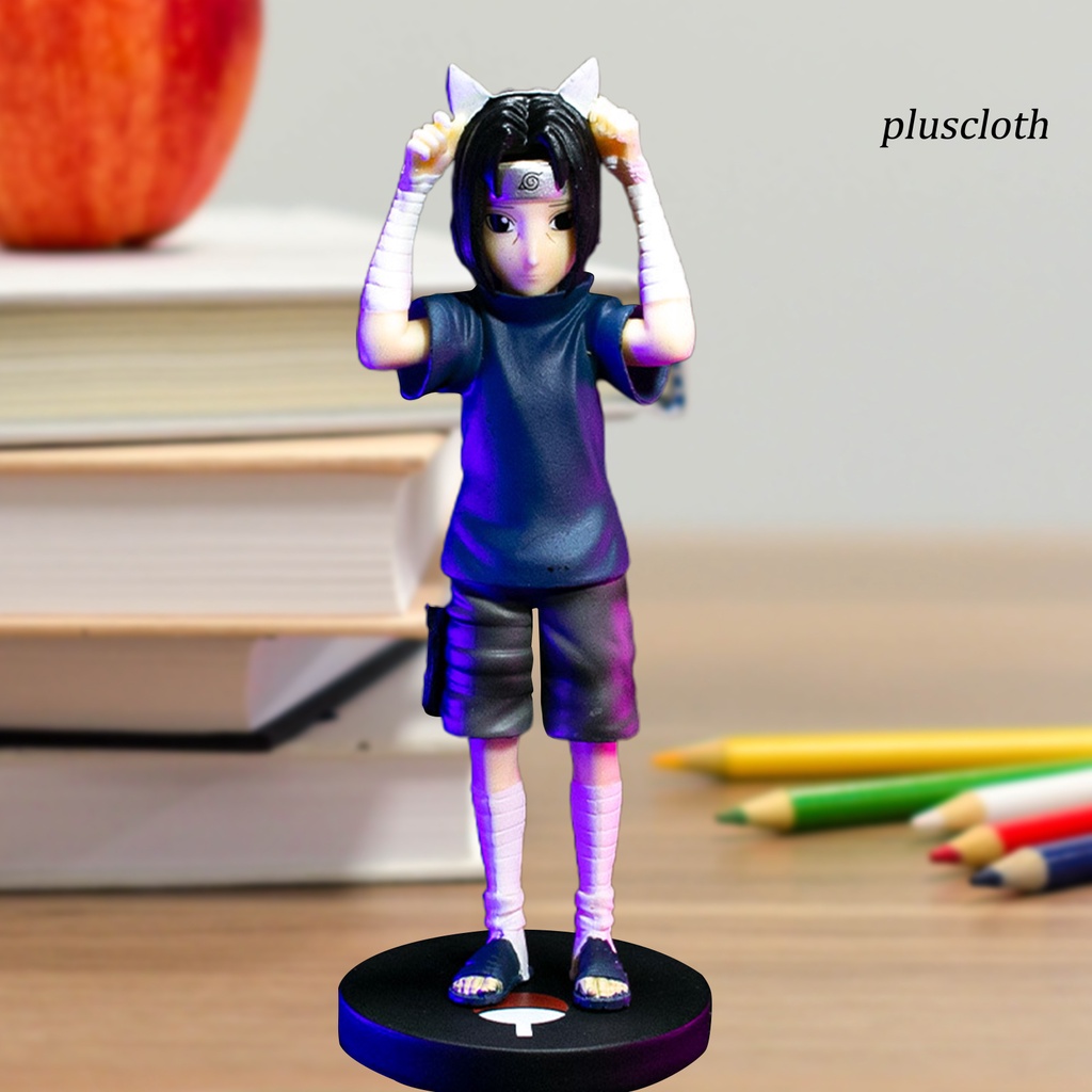 Đồ trang trí Nhân Vật Uchiha Itachi Trong Naruto 14cm Bằng Nhựa Có Đế