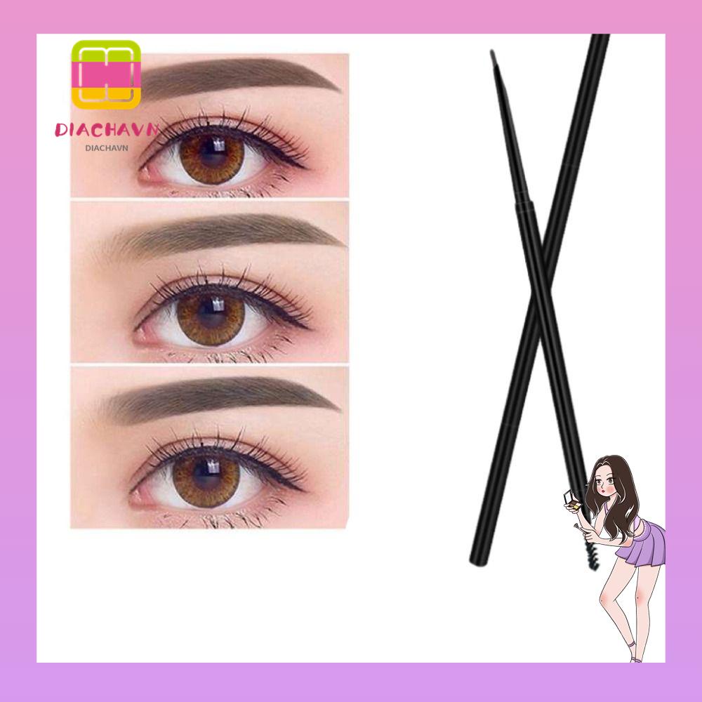 Set 2 Chì Kẻ Lông Mày Hai Đầu Hình Tam Giác Cho Người Mới Bắt Đầu