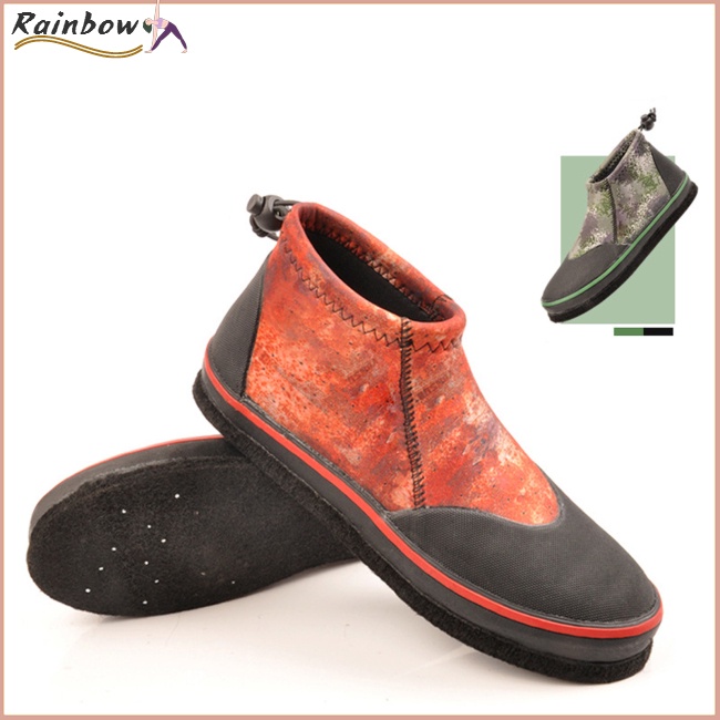 Giày Câu Cá Đế Thép Có Dây Rút Chống Trượt Cho Nam Nữ