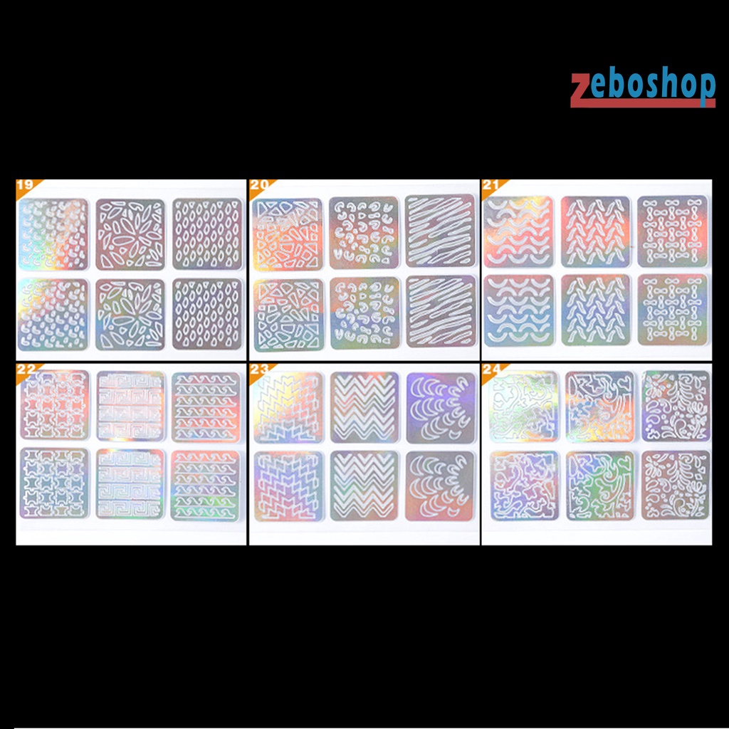 1 Bộ Sticker Dán Móng Tay Chuyển Họa Tiết Hoa Phong Cách Đẹp Mắt Dành Cho Bạn Nữ DIY