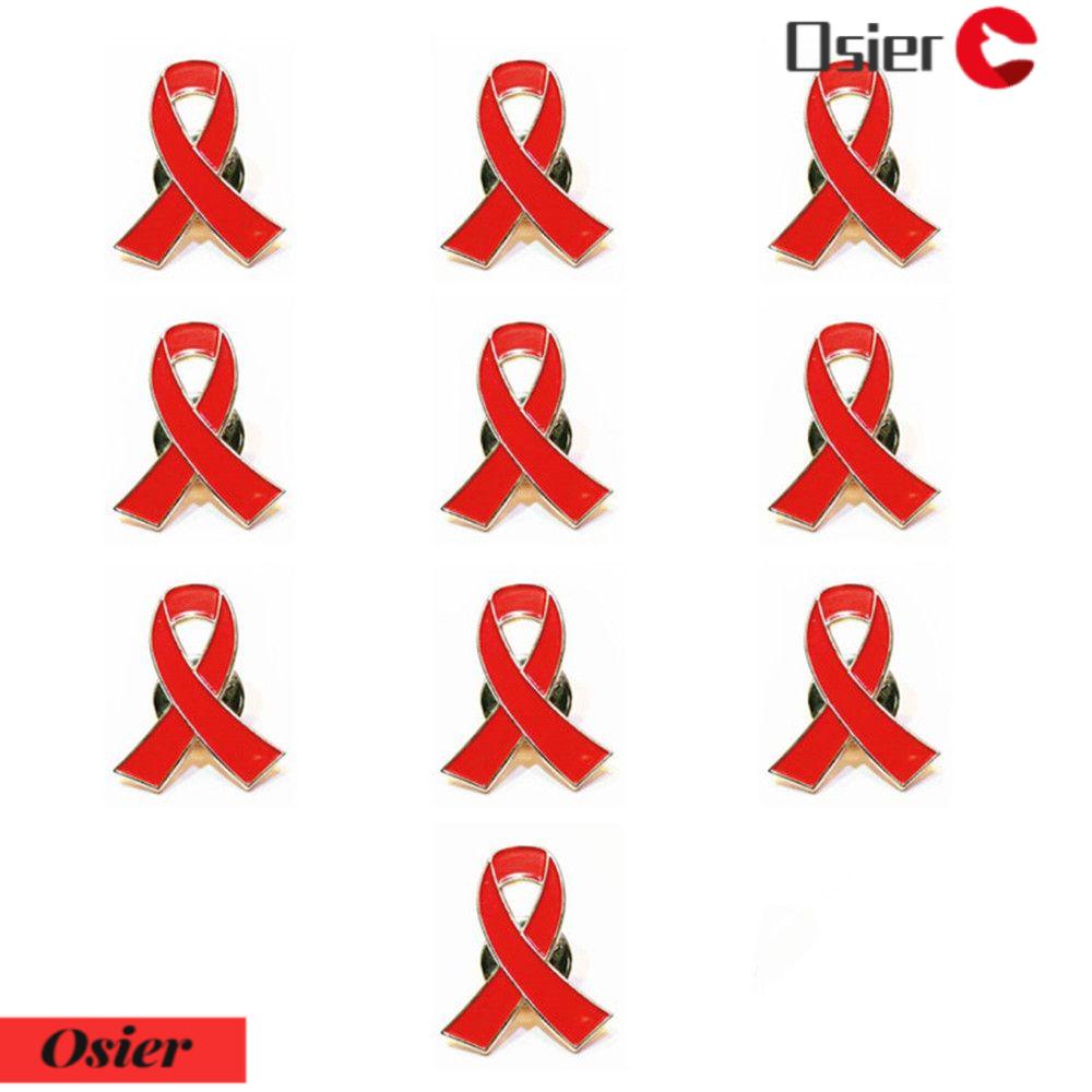 Set 10 Ghim Cài Áo Ruy Băng Màu Hồng / Tím / Đỏ / Tím Thời Trang Nữ