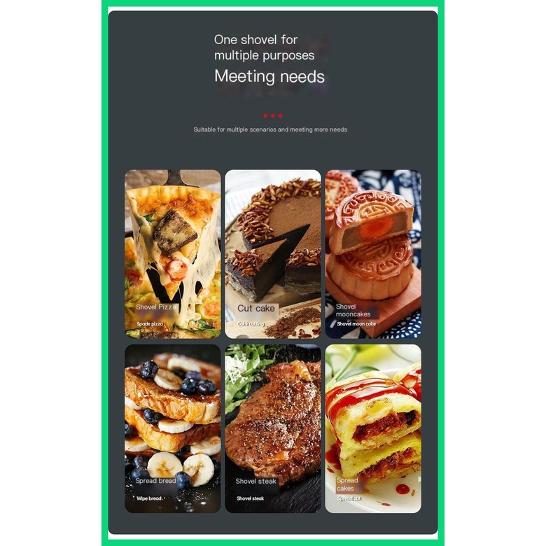 Xẻng Xúc Bánh pizza Bằng Thép Không Gỉ Chịu Nhiệt Cao Đa Năng