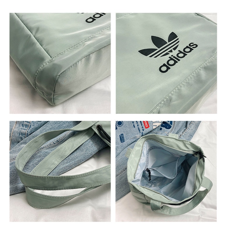 Túi Tote Adi//das Túi đeo Vai Nylon Thời Trang Nylon Không Thấm Nước Công Suất Lớn đi Lại Cho Nữ