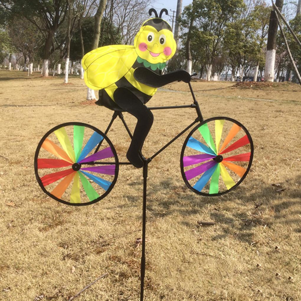 Chong Chóng Gió Đầy Màu Sắc Thú Vị Trang Trí Sân Vườn DIY