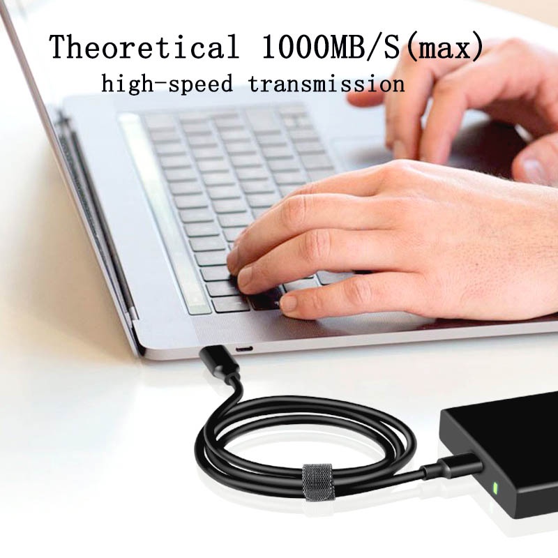 Dây Cáp Sạc Nhanh USB 3.2 Gen2 10Gbps Type C Sang Type-C 3.2 Ổ Đĩa Cứng SSD 60W 3A