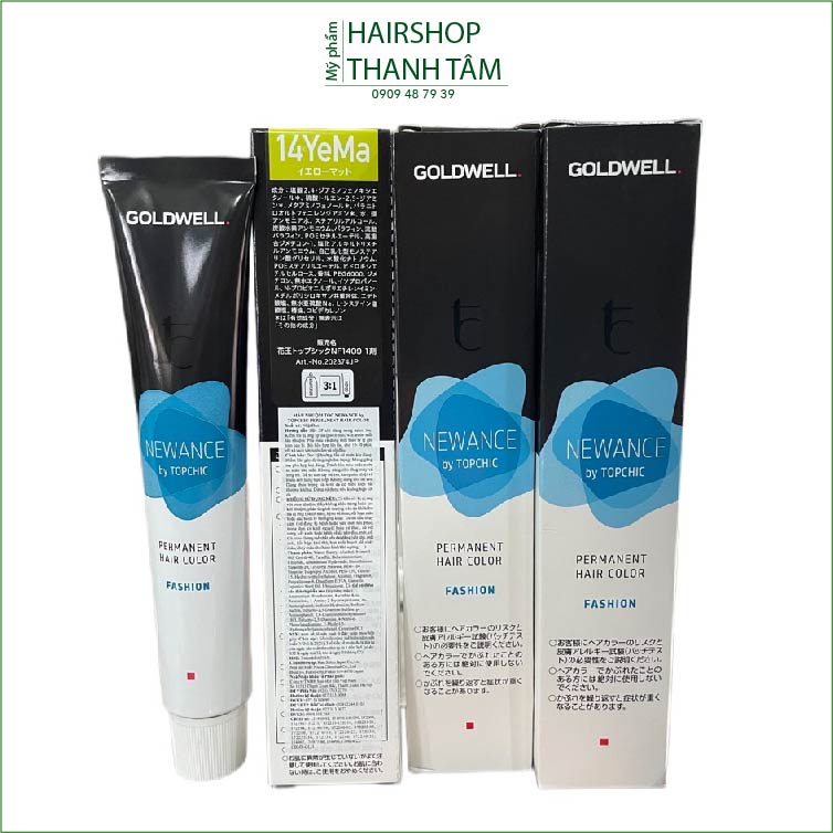 Màu nhuộm tóc Goldwell NEWANCE by TOPCHIC Permanent Hair Color FASHION 80ml - chính hãng