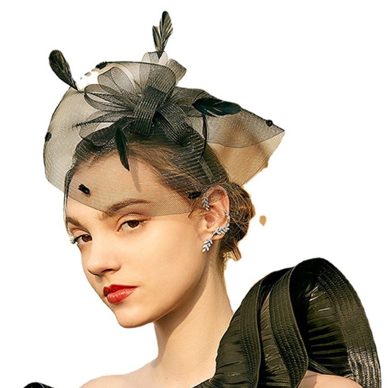 Flgo Mũ Đội Đầu Đính Hoa Hồng Tinh Tế Cổ Điển Cho Tiệc Cưới / Trang Phục Quỹ