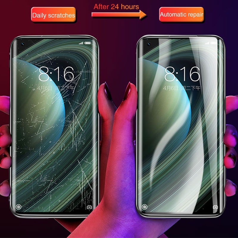 Set 4 Phim Hydrogel Dán Bảo Vệ Màn Hình Cho Xiaomi Mi 12 12X 12S 11 10 Ultra Mi Note 10 Lite 10T 11T Pro